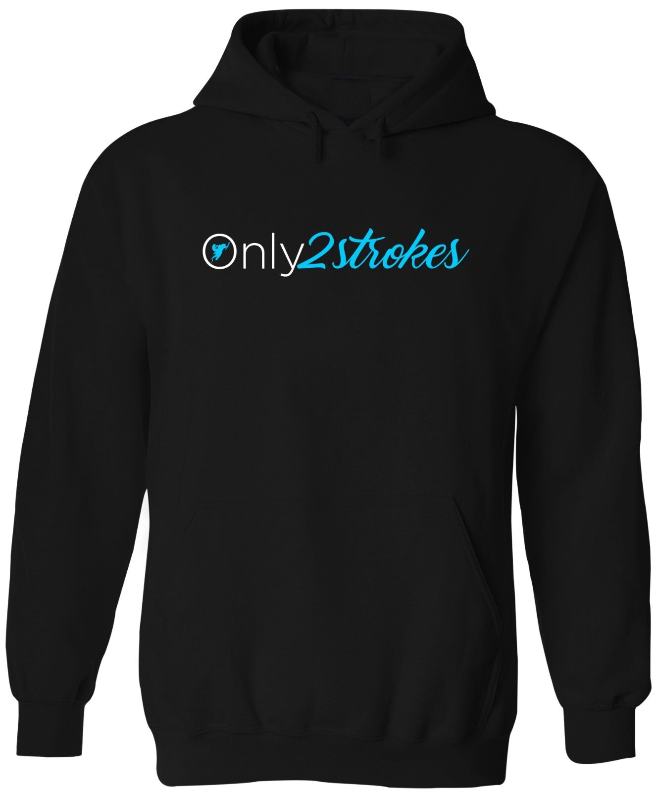 ONLY 2 STROKES SNOWMOBILE HOODIE SWEATSHIRT POLARIS ARCTIC CAT SKI-DOO BRAAP