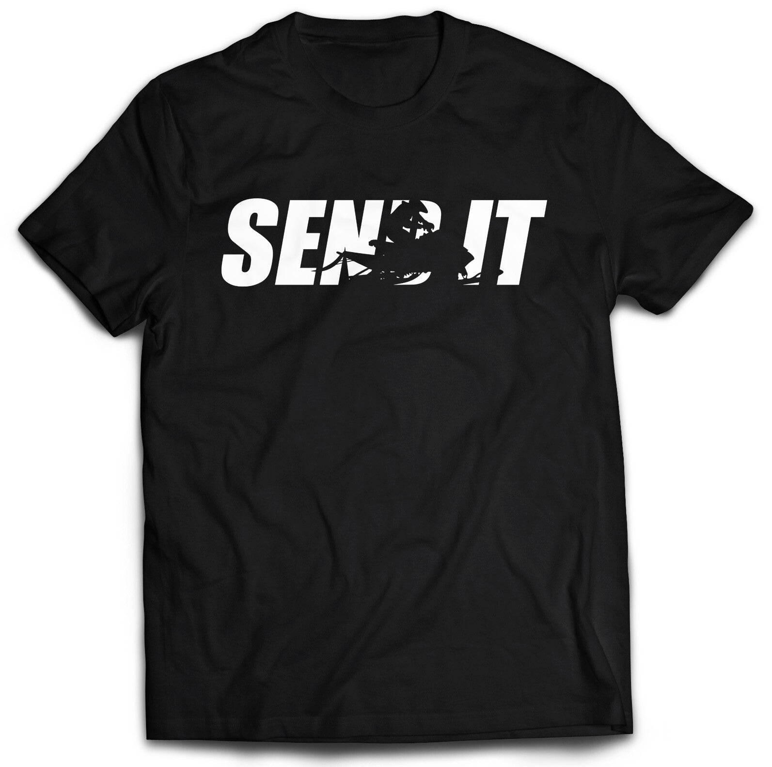 SEND IT SNOWMOBILE T-SHIRT BRAAP SLED POLARIS SKI-DOO ARCTIC CAT LYNX