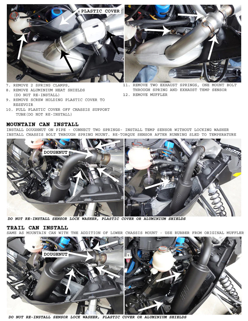 2017-2023 Ski-Doo Gen 4 850 E-TEC  Muffler