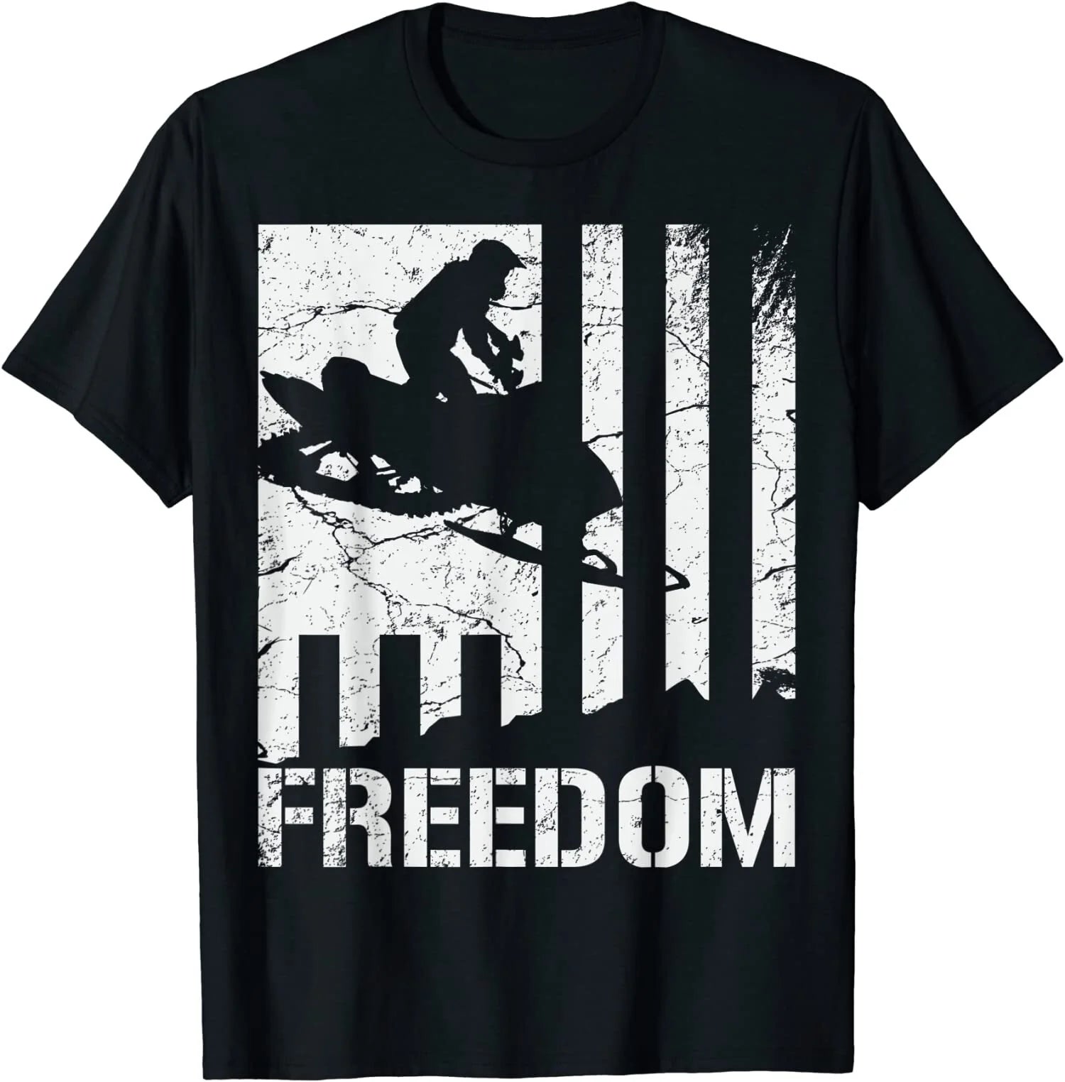 Snowmobiling Freedom Flag