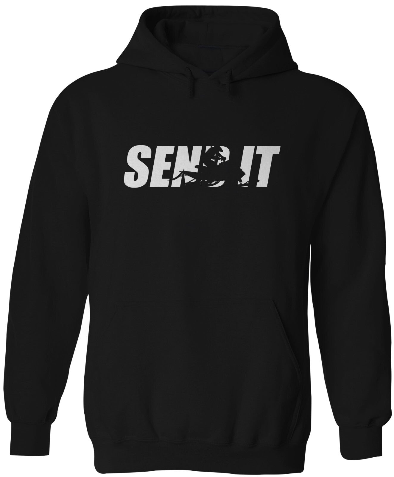SEND IT SNOWMOBILE HOODIE SWEATSHIRT POLARIS ARCTIC CAT SKI-DOO BRAAP