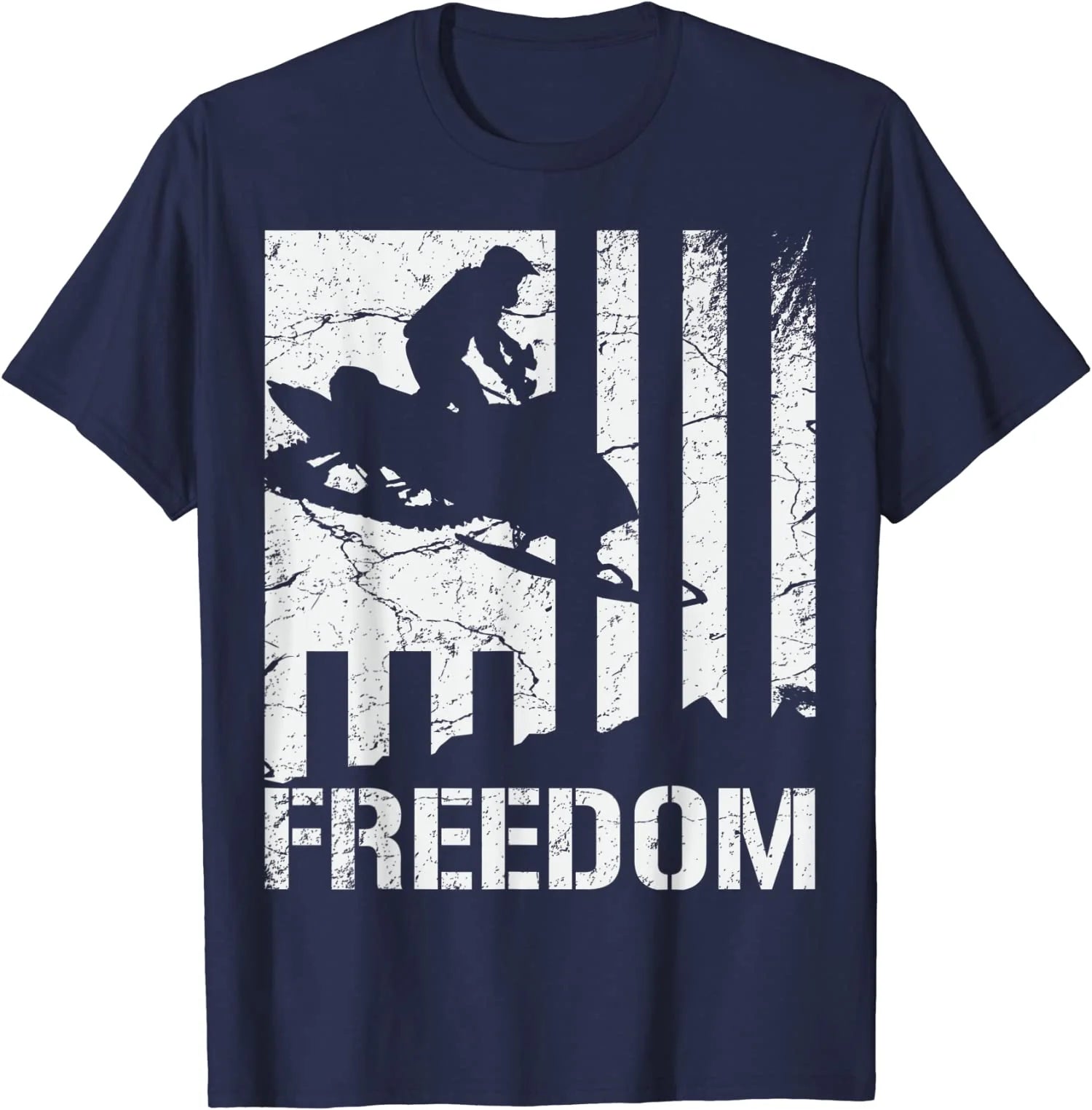 Snowmobiling Freedom Flag